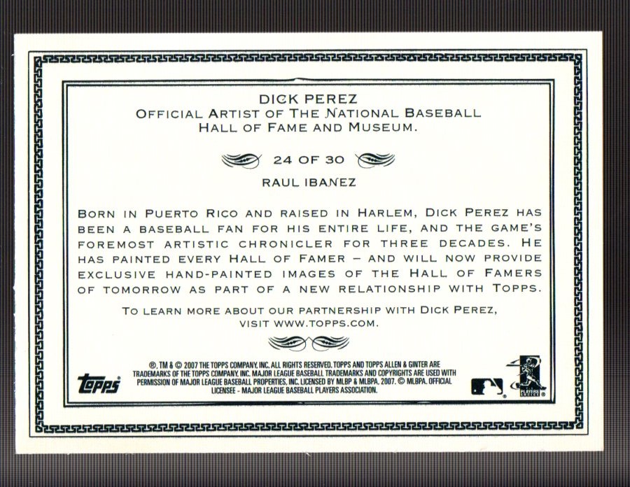2007 Topps Allen and Ginter Baseball Part 2 - Picture 229 of 246