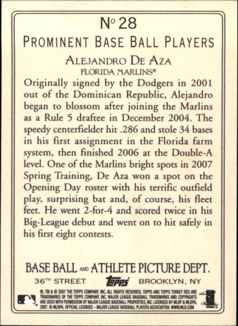 2007 Topps Turkey Red Baseball - Picture 55 of 355