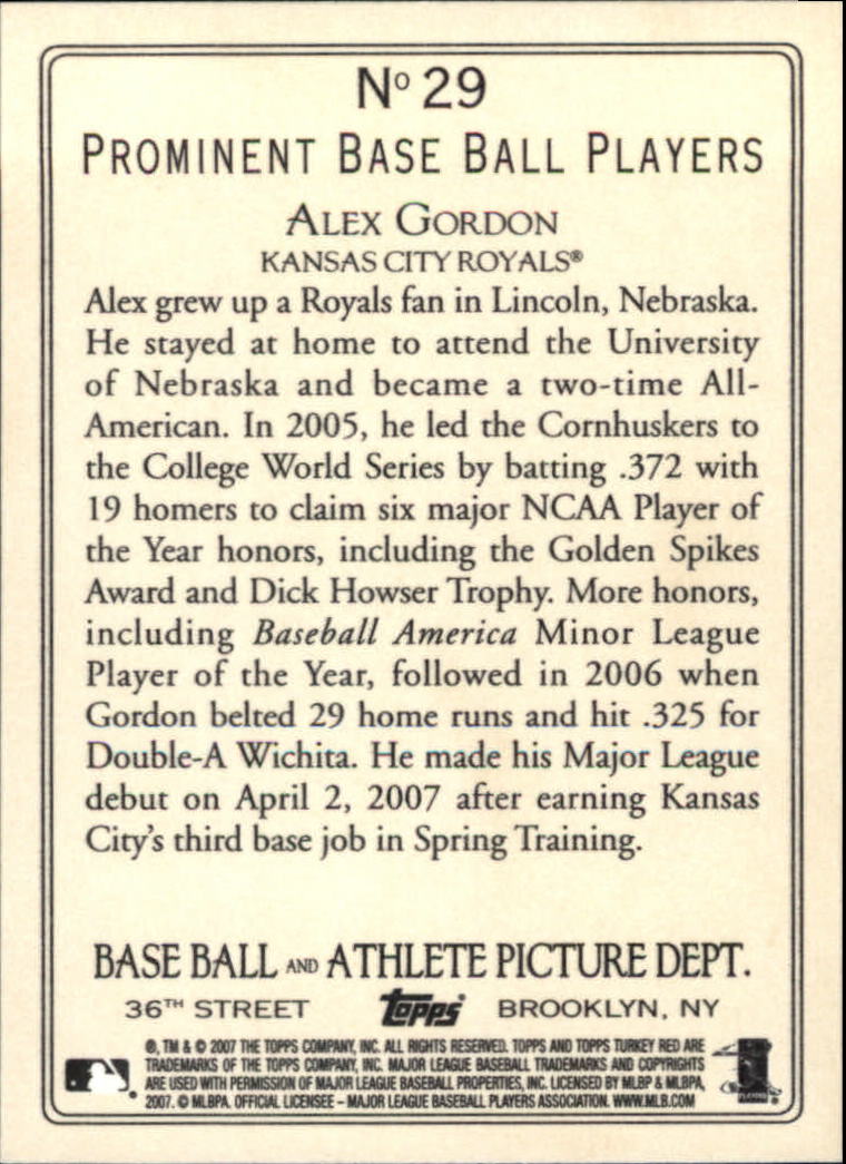 2007 Topps Turkey Red Baseball - Picture 57 of 355