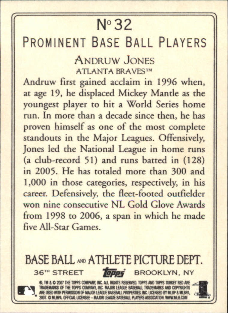 2007 Topps Turkey Red Baseball - Picture 63 of 355