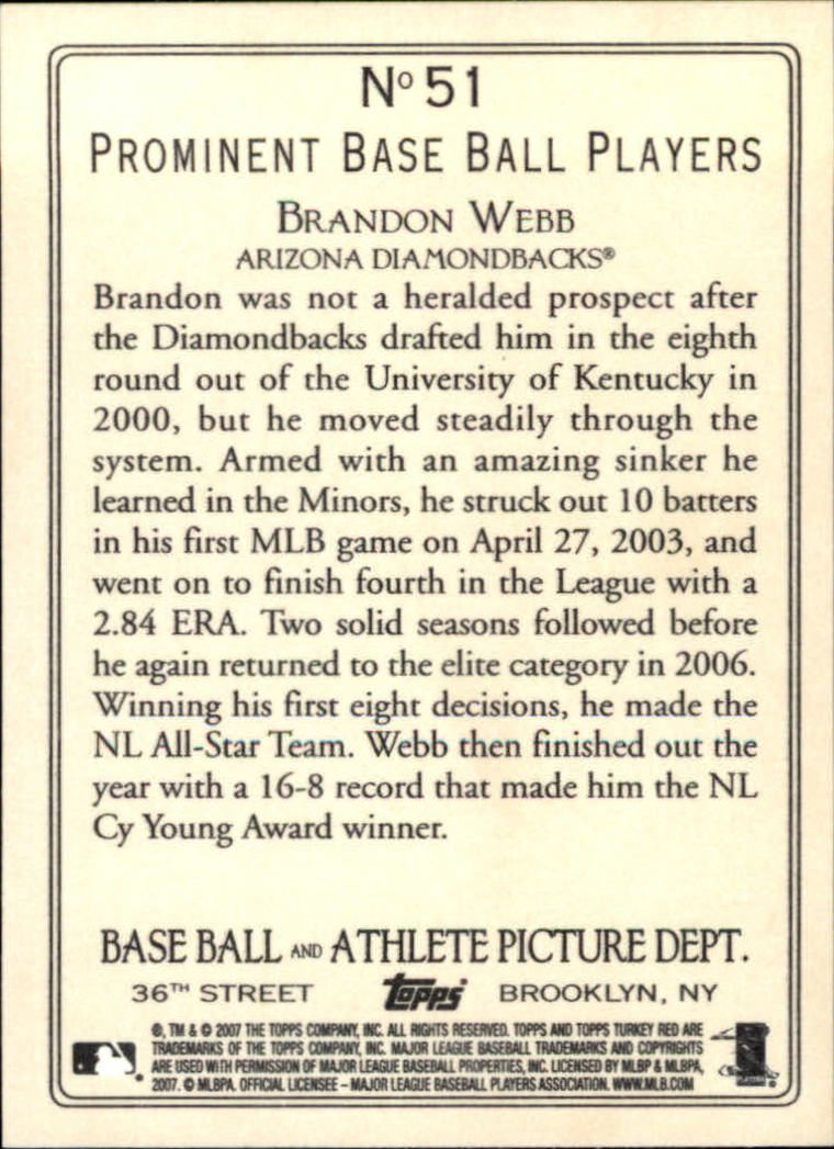 2007 Topps Turkey Red Baseball - Picture 97 of 355
