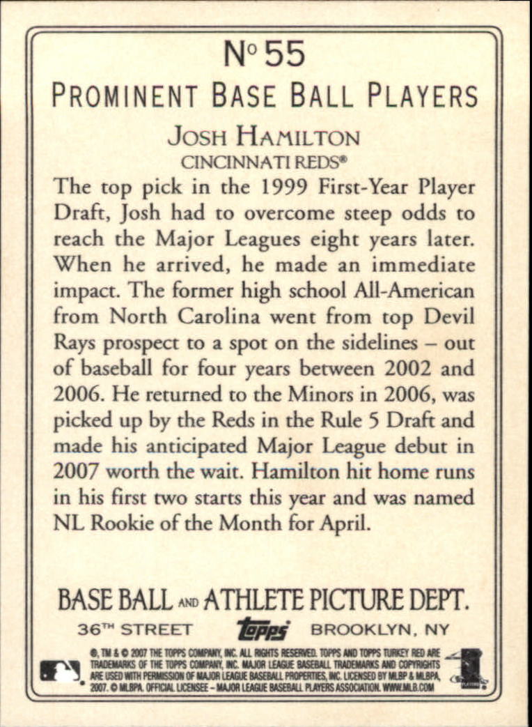 2007 Topps Turkey Red Baseball - Picture 105 of 355