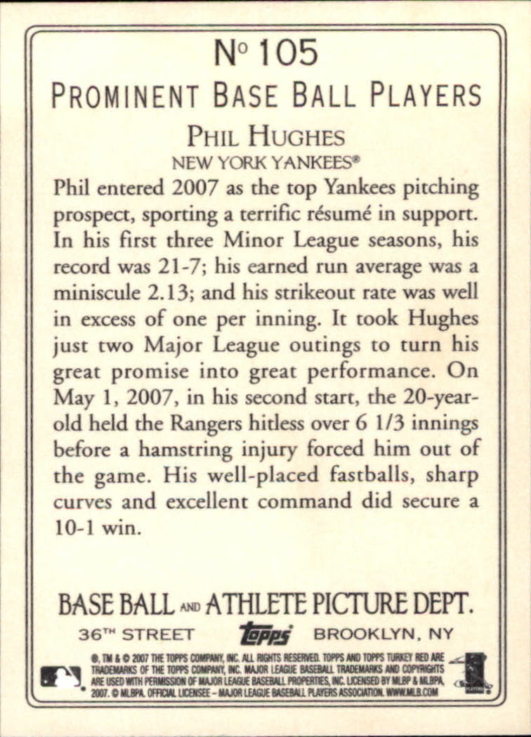 2007 Topps Turkey Red Baseball - Picture 181 of 355
