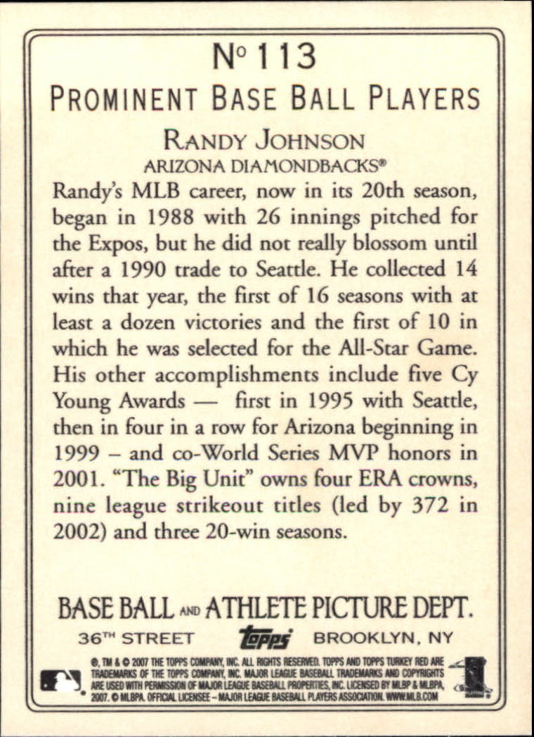 2007 Topps Turkey Red Baseball - Picture 195 of 355