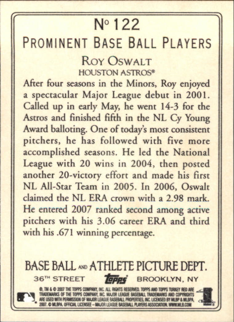 2007 Topps Turkey Red Baseball - Picture 211 of 355