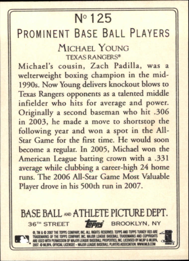 2007 Topps Turkey Red Baseball - Picture 213 of 355