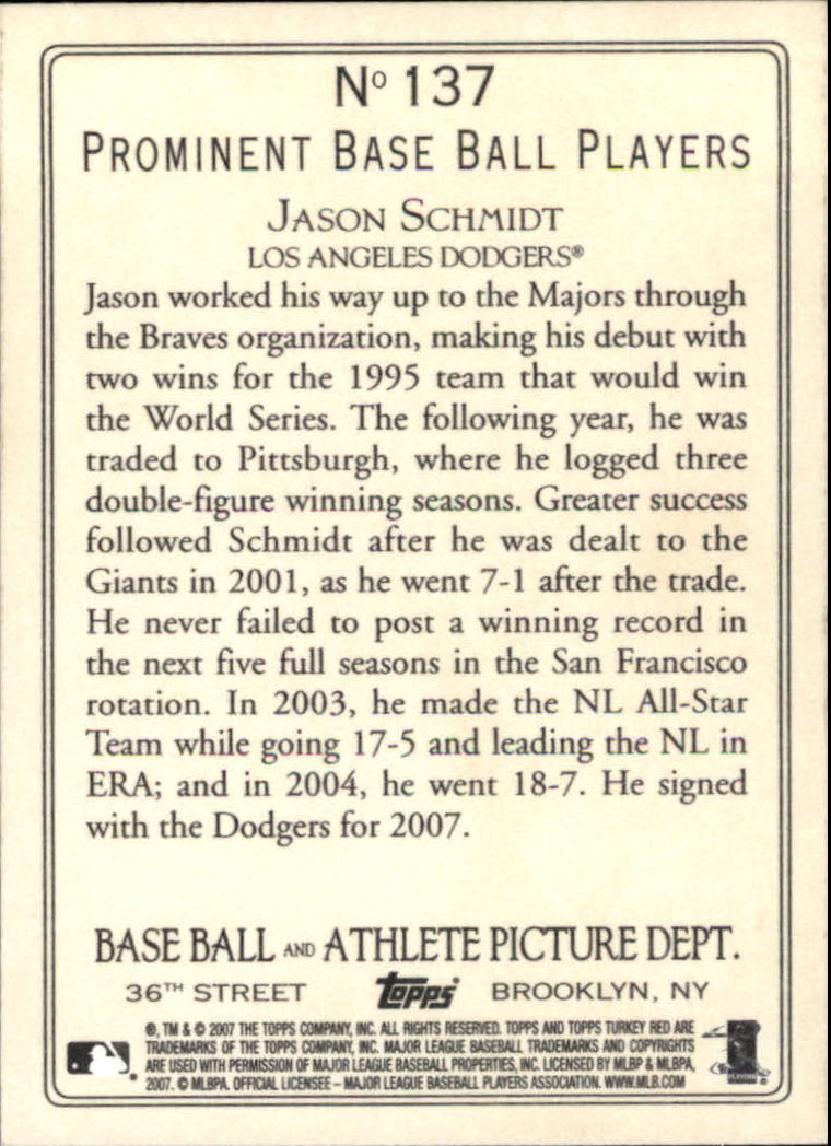 2007 Topps Turkey Red Baseball - Picture 229 of 355