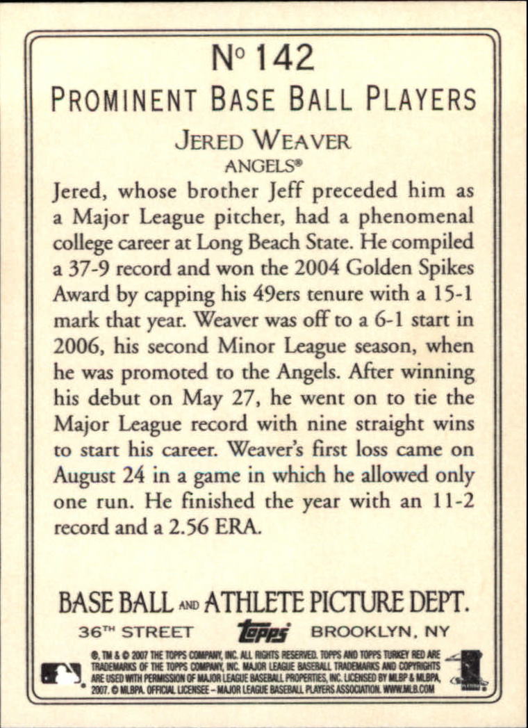2007 Topps Turkey Red Baseball - Picture 237 of 355