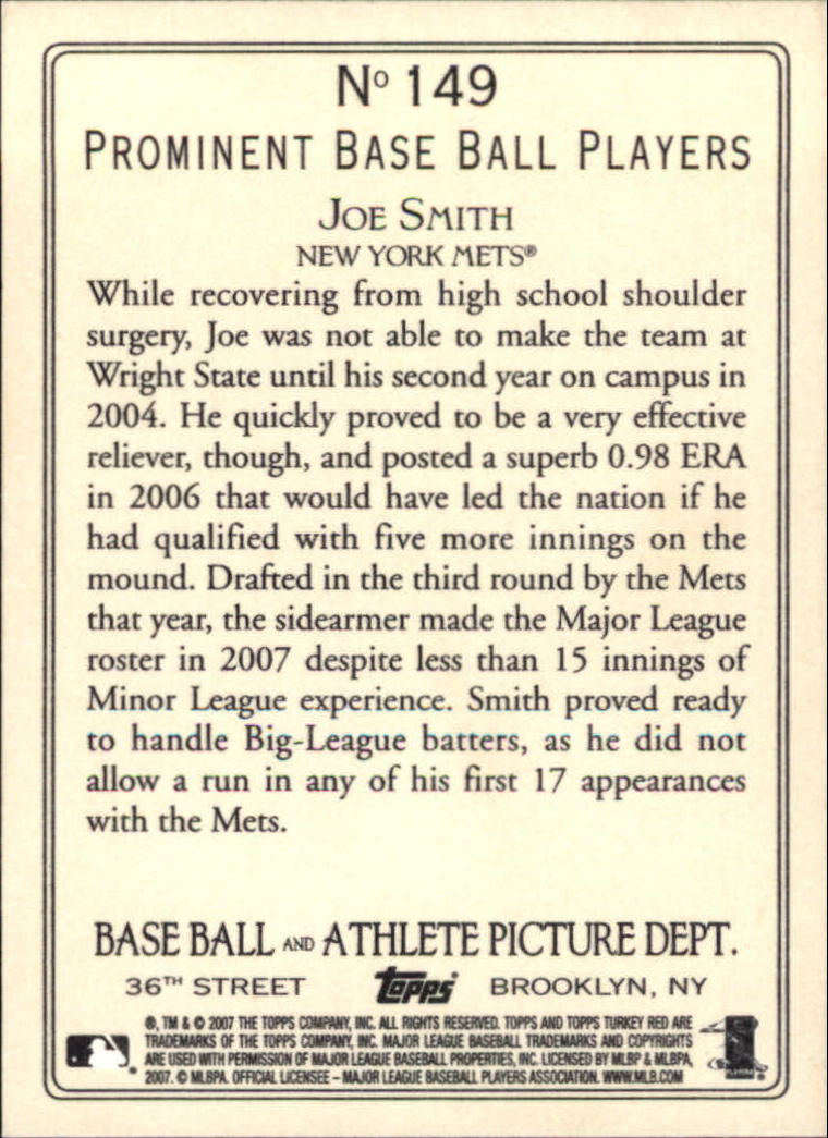 2007 Topps Turkey Red Baseball - Picture 247 of 355