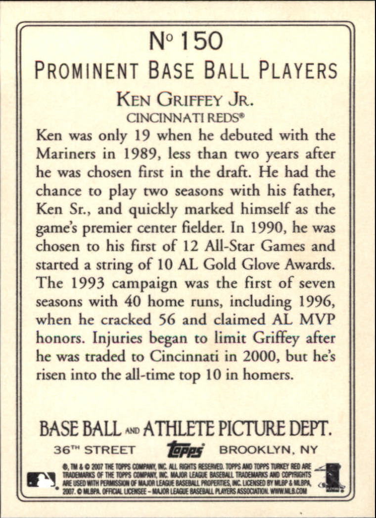 2007 Topps Turkey Red Baseball - Picture 249 of 355