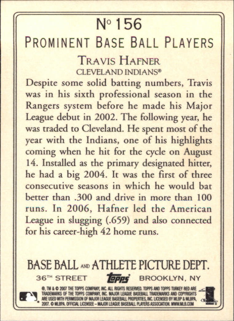 2007 Topps Turkey Red Baseball - Picture 259 of 355