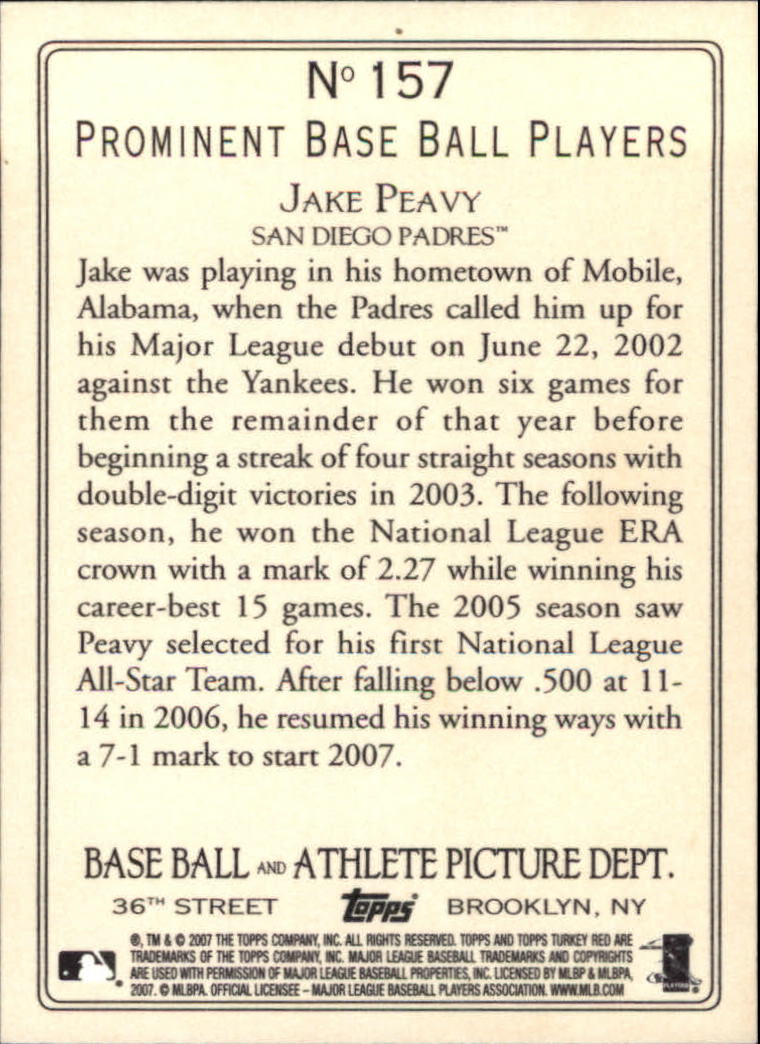 2007 Topps Turkey Red Baseball - Picture 261 of 355