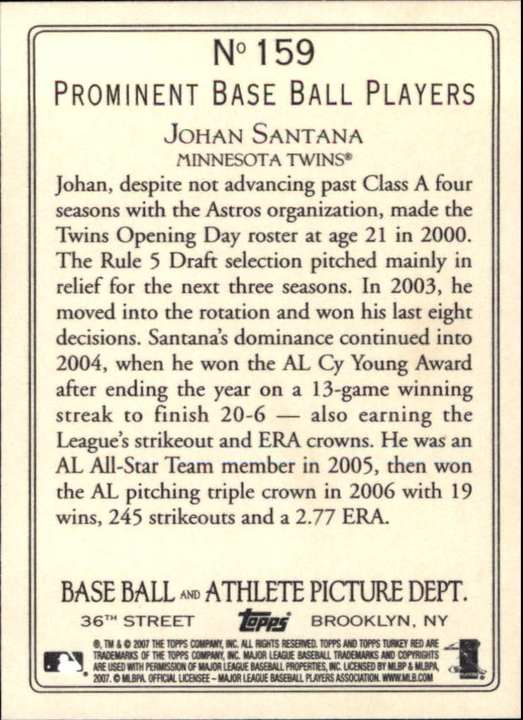 2007 Topps Turkey Red Baseball - Picture 265 of 355