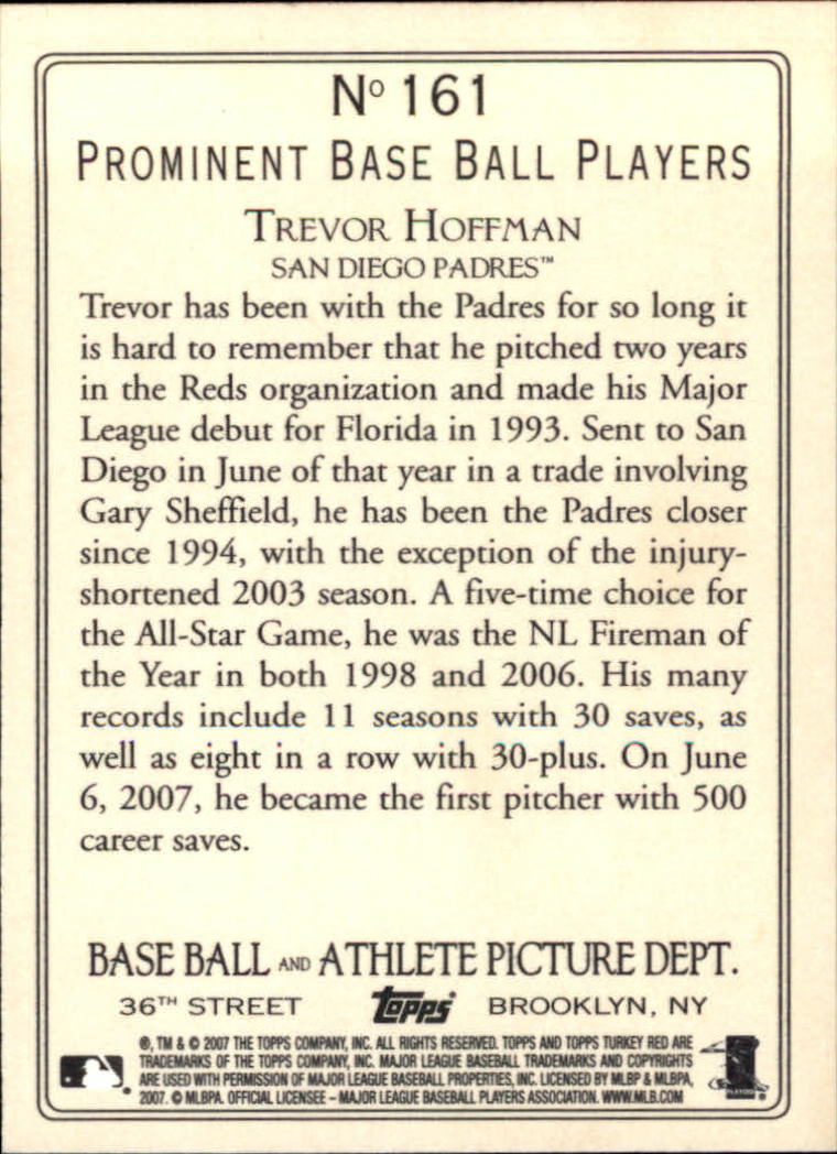 2007 Topps Turkey Red Baseball - Picture 269 of 355