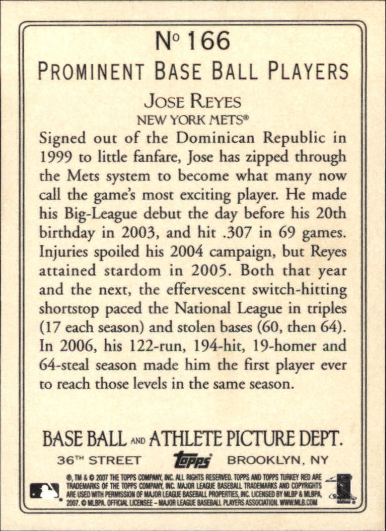2007 Topps Turkey Red Baseball - Picture 277 of 355