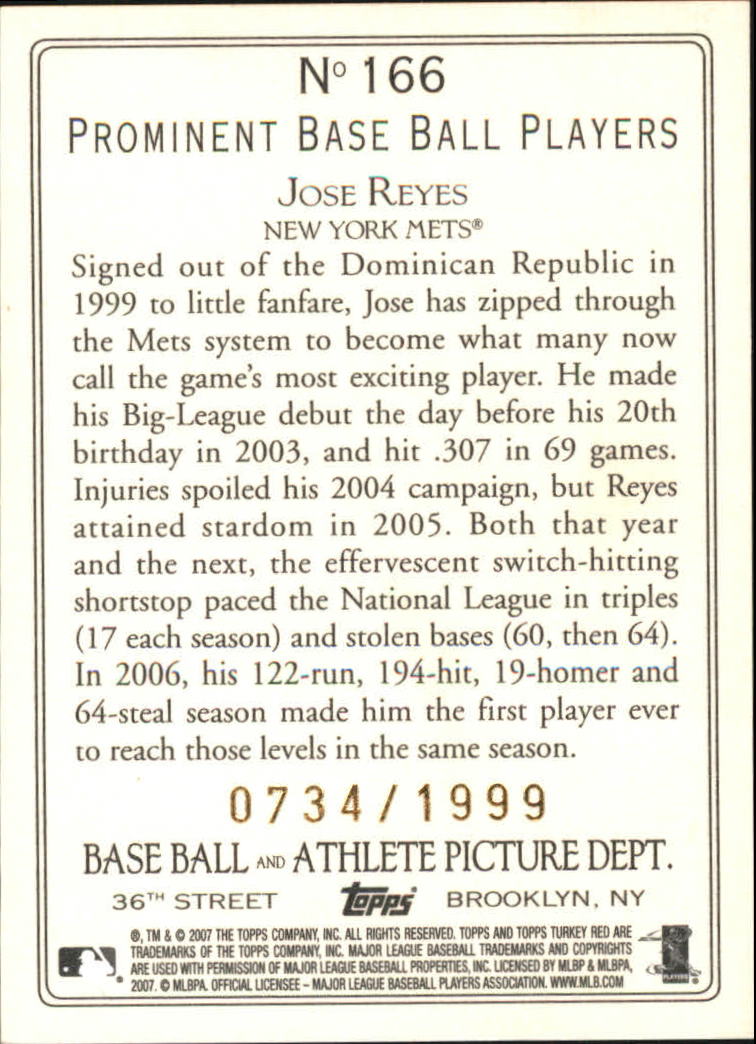 2007 Topps Turkey Red Baseball - Picture 337 of 355