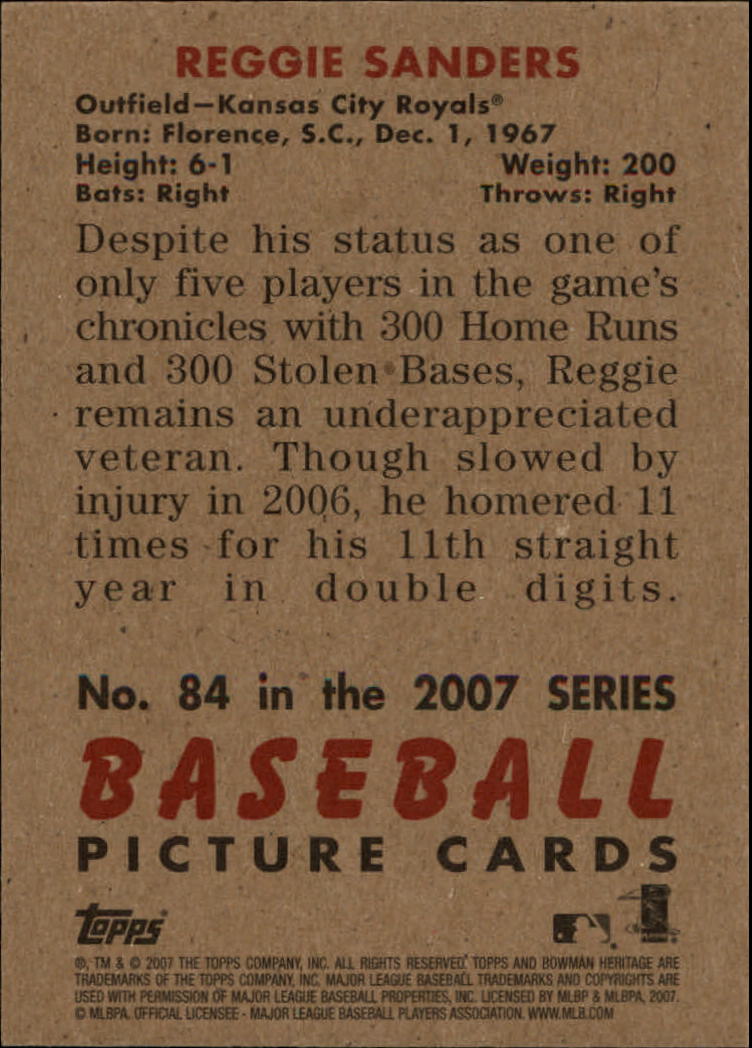 A5534- 2007 Bowman Heritage Baseball Insert Cards -You Pick- 15+ FREE US SHIP - Picture 47 of 294