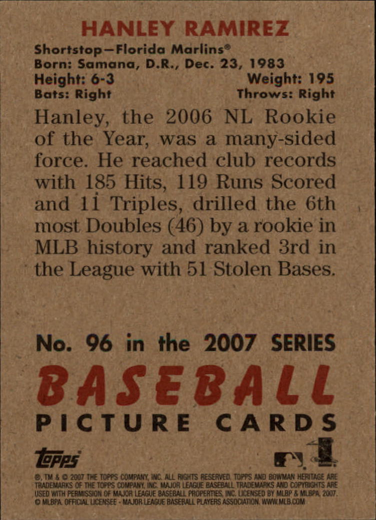 A5534- 2007 Bowman Heritage Baseball Insert Cards -You Pick- 15+ FREE US SHIP - Picture 182 of 294