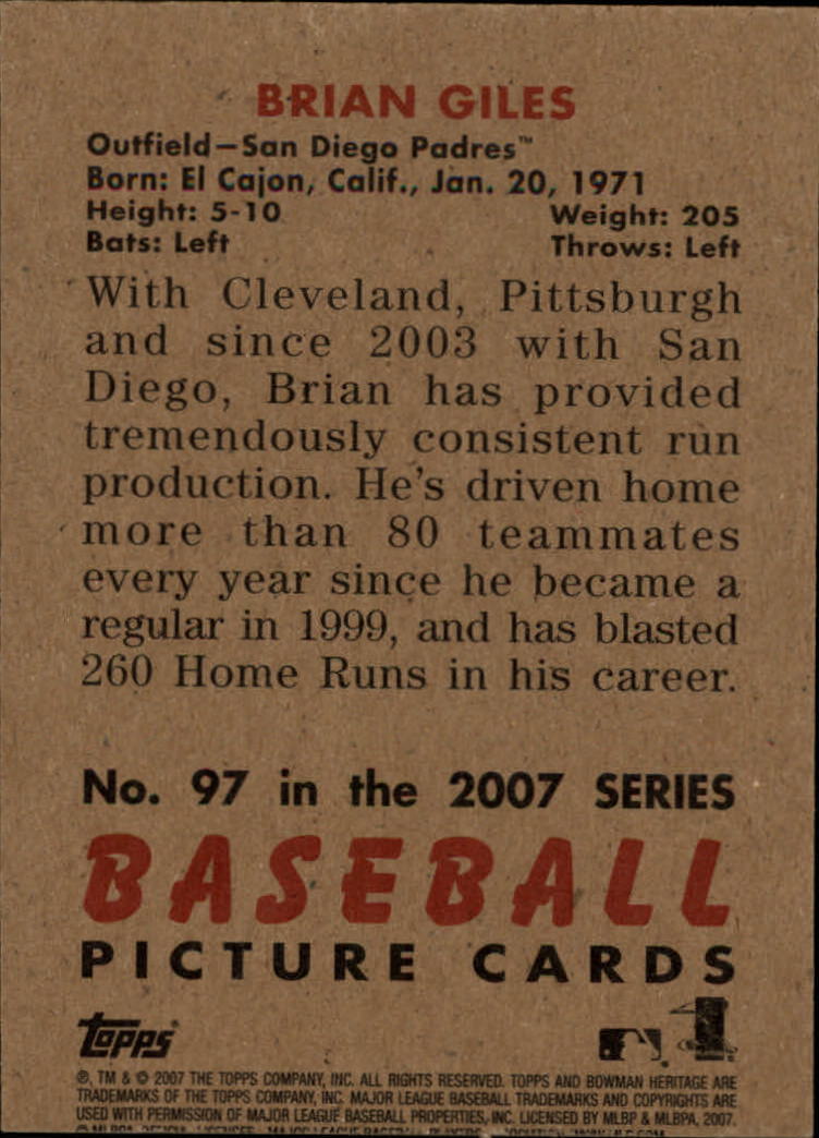 A5534- 2007 Bowman Heritage Baseball Insert Cards -You Pick- 15+ FREE US SHIP - Picture 90 of 294