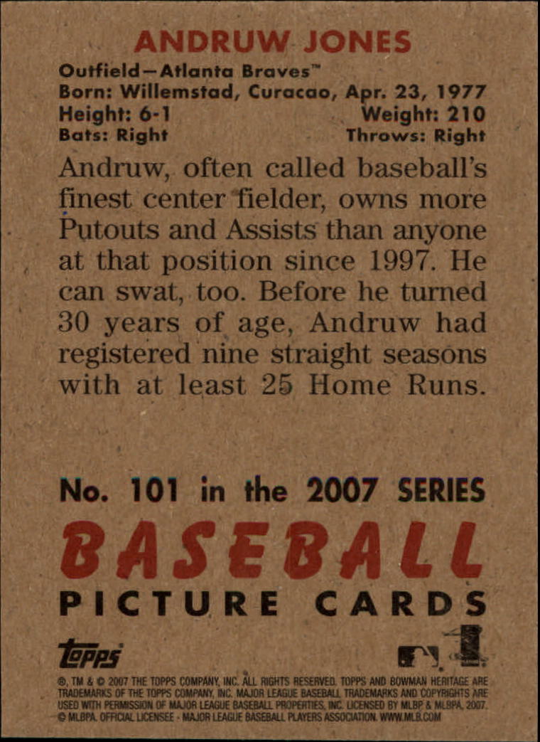 A5534- 2007 Bowman Heritage Baseball Insert Cards -You Pick- 15+ FREE US SHIP - Picture 25 of 294