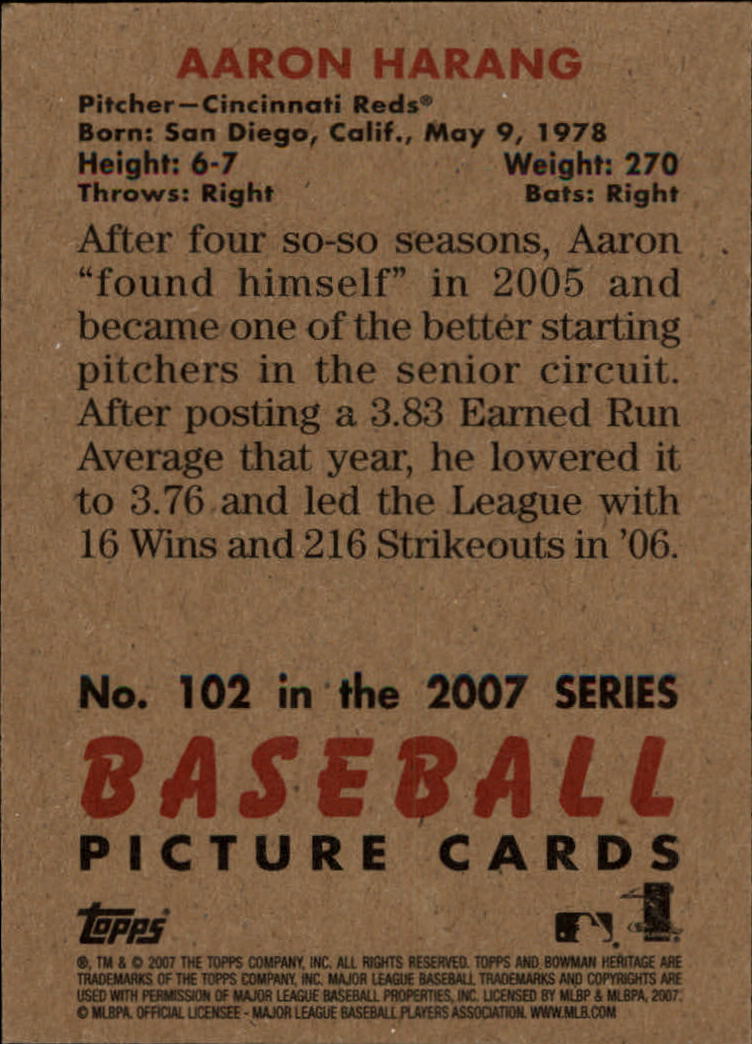 A5534- 2007 Bowman Heritage Baseball Insert Cards -You Pick- 15+ FREE US SHIP - Picture 53 of 294