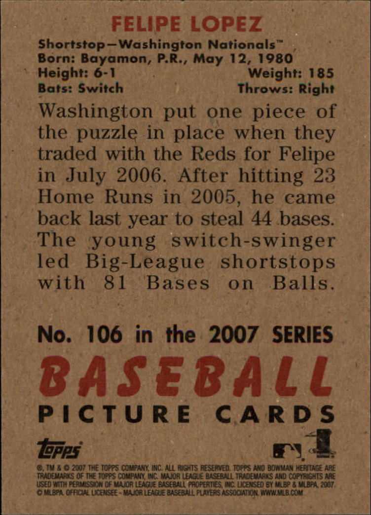 A5534- 2007 Bowman Heritage Baseball Insert Cards -You Pick- 15+ FREE US SHIP - Picture 142 of 294