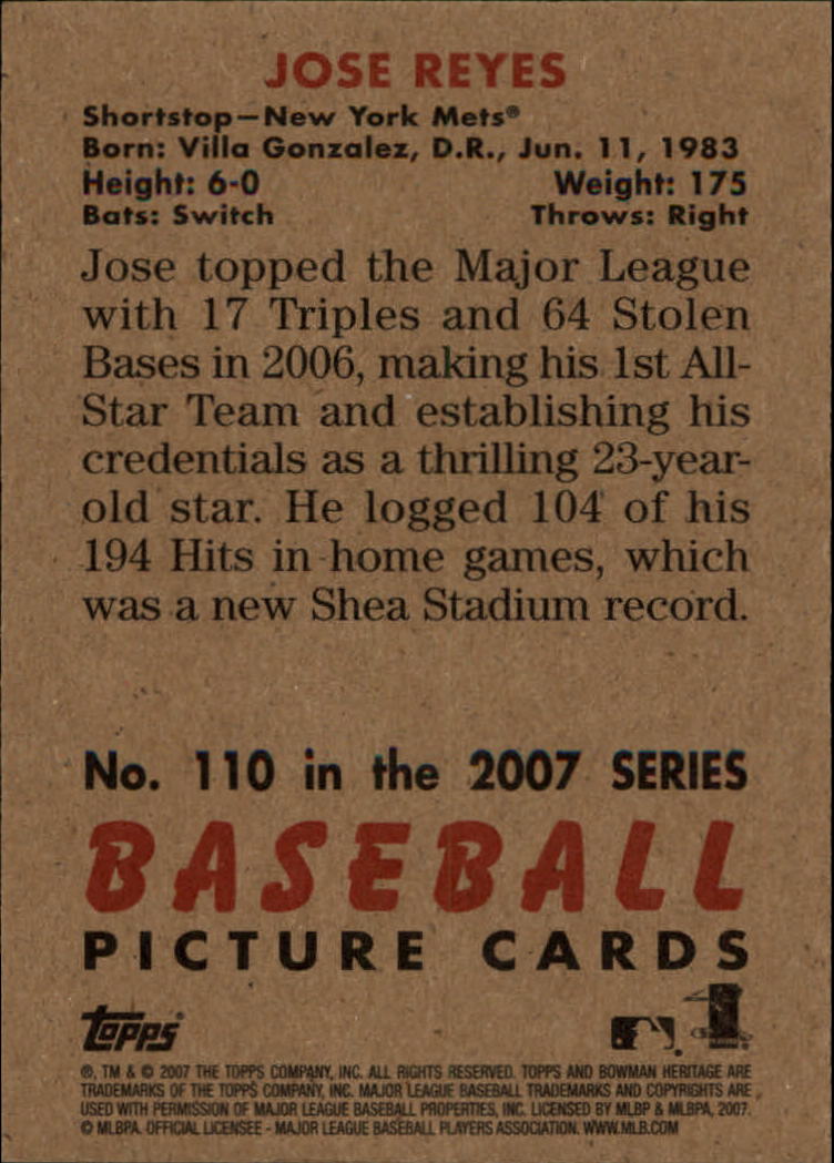 A5534- 2007 Bowman Heritage Baseball Insert Cards -You Pick- 15+ FREE US SHIP - Picture 195 of 294