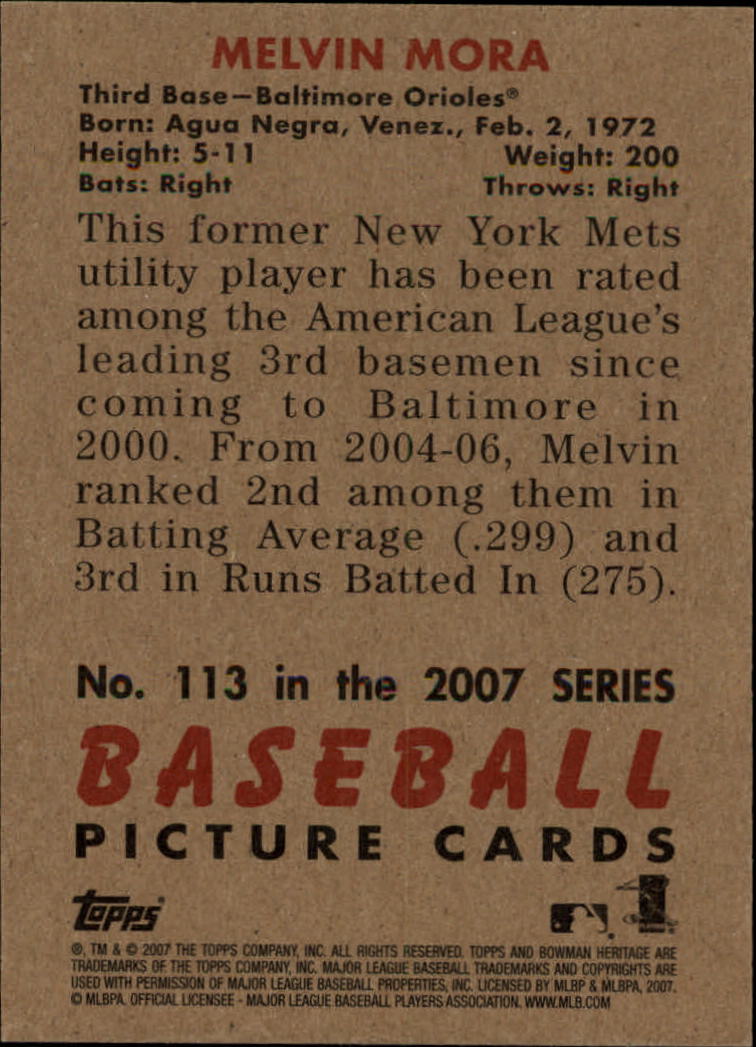 A5534- 2007 Bowman Heritage Baseball Insert Cards -You Pick- 15+ FREE US SHIP - Picture 152 of 294