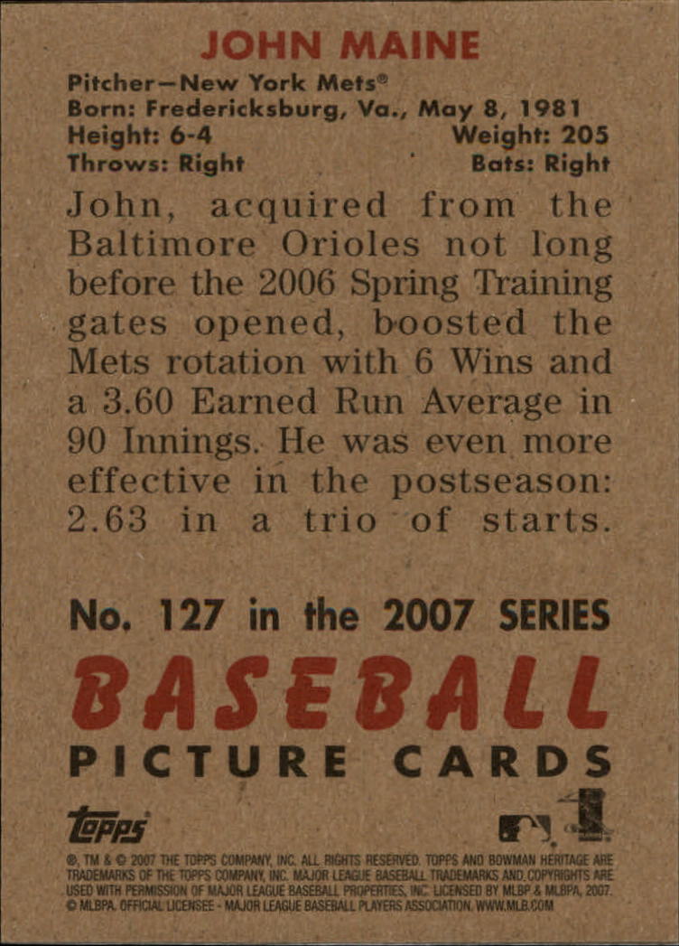 A5534- 2007 Bowman Heritage Baseball Insert Cards -You Pick- 15+ FREE US SHIP - Picture 136 of 294