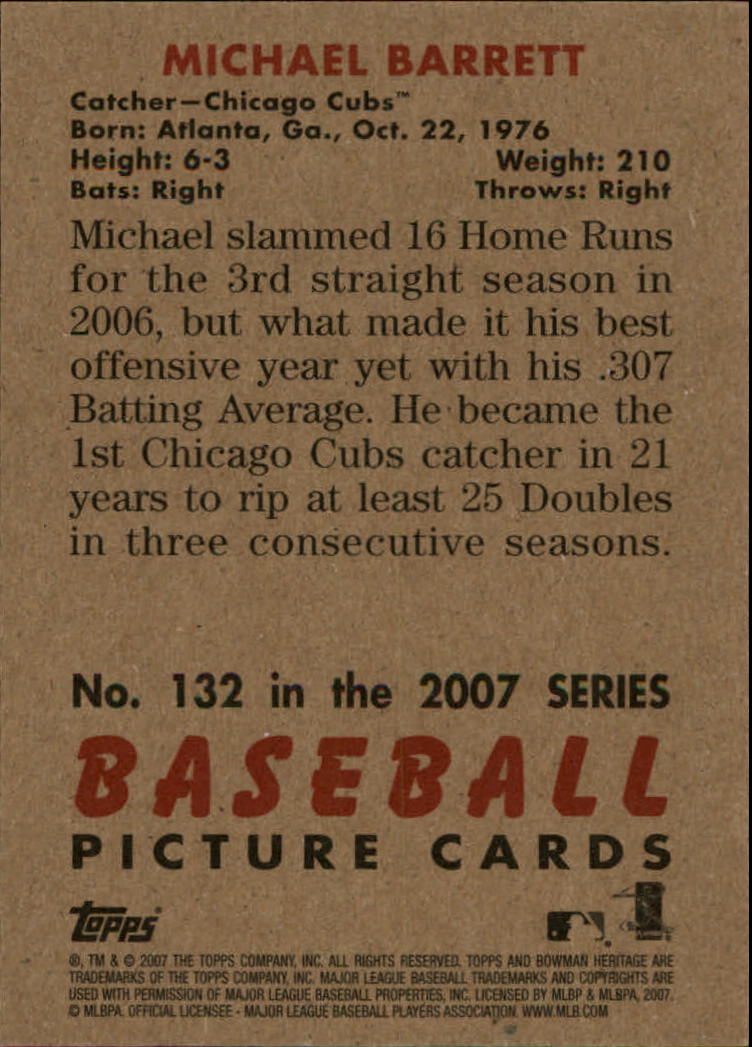 A5534- 2007 Bowman Heritage Baseball Insert Cards -You Pick- 15+ FREE US SHIP - Picture 98 of 294