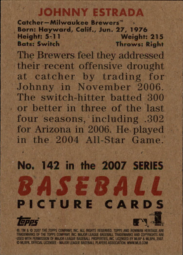 A5534- 2007 Bowman Heritage Baseball Insert Cards -You Pick- 15+ FREE US SHIP - Picture 21 of 294