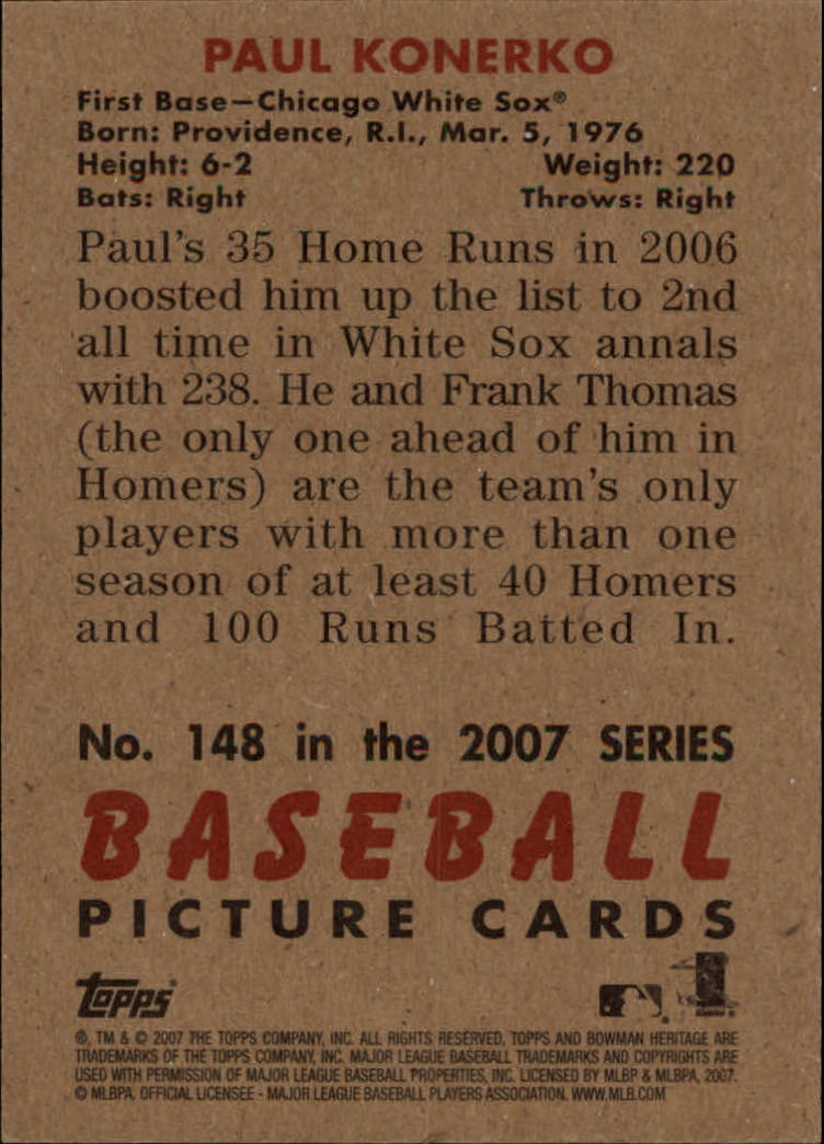 A5534- 2007 Bowman Heritage Baseball Insert Cards -You Pick- 15+ FREE US SHIP - Picture 172 of 294