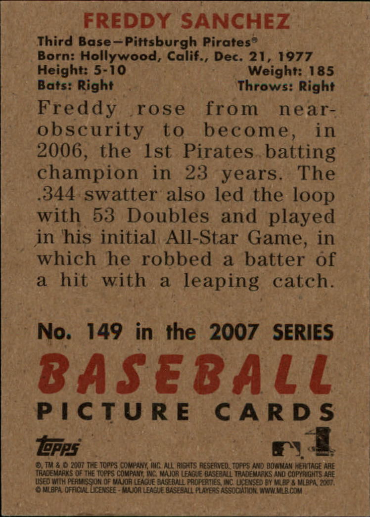 A5534- 2007 Bowman Heritage Baseball Insert Cards -You Pick- 15+ FREE US SHIP - Picture 78 of 294