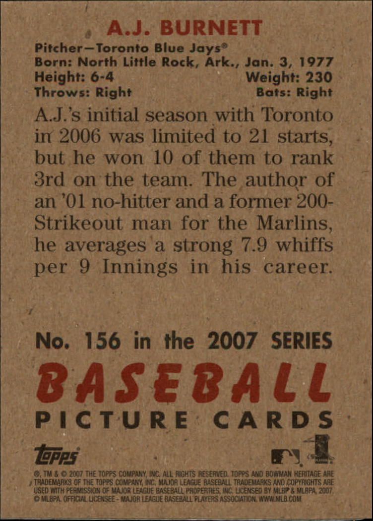 A5534- 2007 Bowman Heritage Baseball Insert Cards -You Pick- 15+ FREE US SHIP - Picture 64 of 294