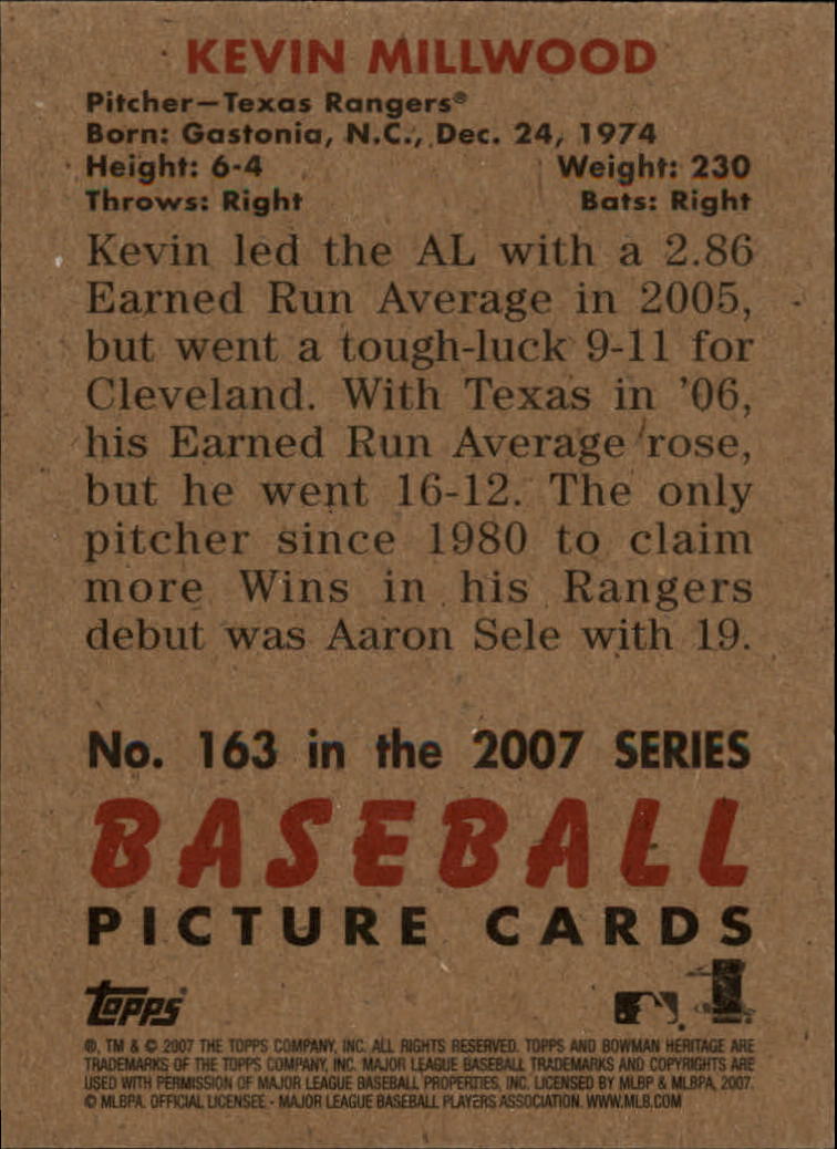 A5534- 2007 Bowman Heritage Baseball Insert Cards -You Pick- 15+ FREE US SHIP - Picture 110 of 294