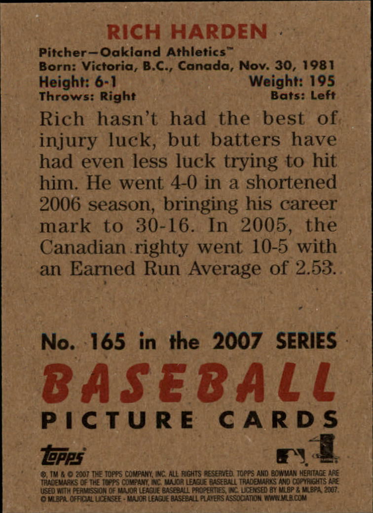 A5534- 2007 Bowman Heritage Baseball Insert Cards -You Pick- 15+ FREE US SHIP - Picture 13 of 294