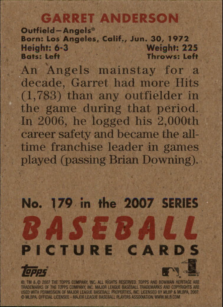 A5534- 2007 Bowman Heritage Baseball Insert Cards -You Pick- 15+ FREE US SHIP - Picture 58 of 294