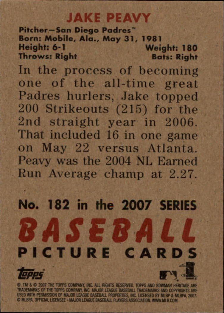 A5534- 2007 Bowman Heritage Baseball Insert Cards -You Pick- 15+ FREE US SHIP - Picture 116 of 294