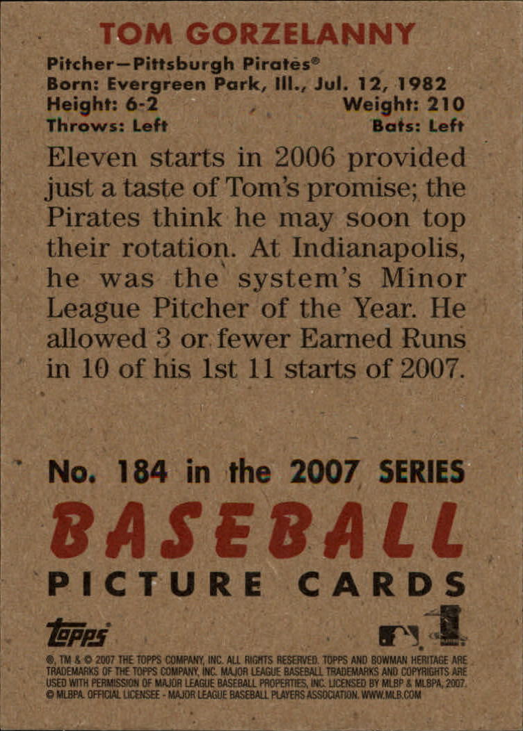 A5534- 2007 Bowman Heritage Baseball Insert Cards -You Pick- 15+ FREE US SHIP - Picture 74 of 294