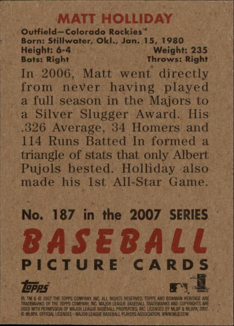 A5534- 2007 Bowman Heritage Baseball Insert Cards -You Pick- 15+ FREE US SHIP - Picture 241 of 294