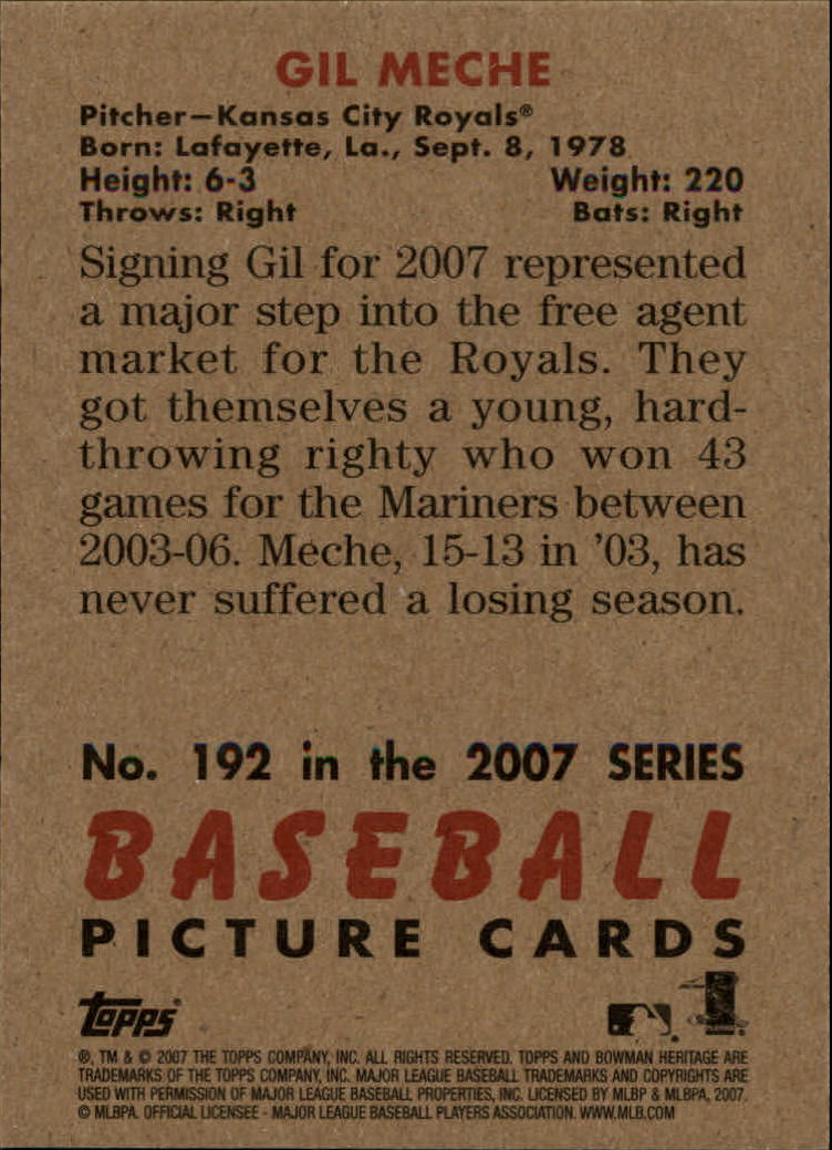 A5534- 2007 Bowman Heritage Baseball Insert Cards -You Pick- 15+ FREE US SHIP - Picture 39 of 294