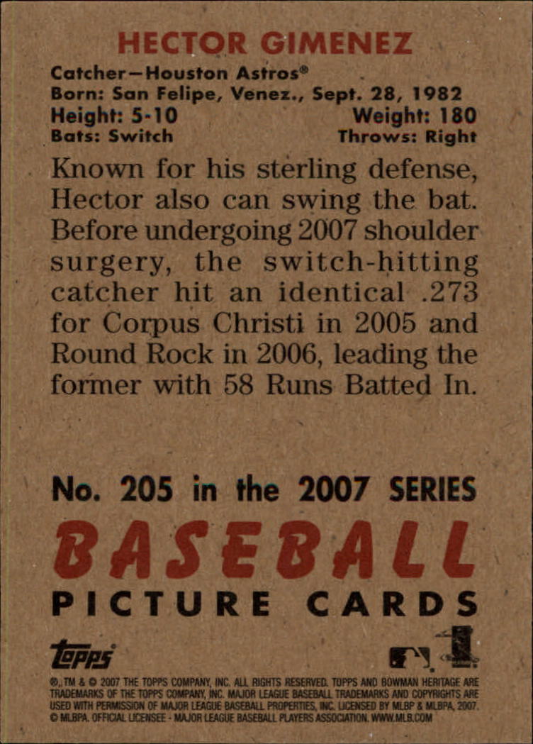 A5534- 2007 Bowman Heritage Baseball Insert Cards -You Pick- 15+ FREE US SHIP - Picture 132 of 294