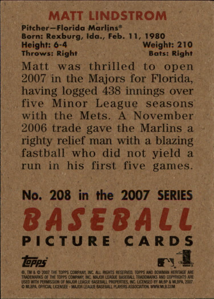 A5534- 2007 Bowman Heritage Baseball Insert Cards -You Pick- 15+ FREE US SHIP - Picture 66 of 294