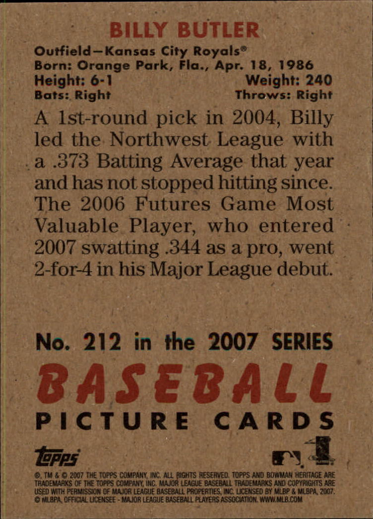 A5534- 2007 Bowman Heritage Baseball Insert Cards -You Pick- 15+ FREE US SHIP - Picture 215 of 294