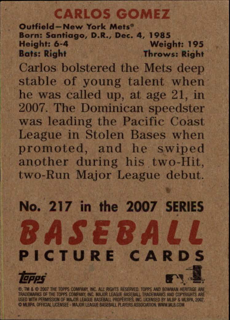 A5534- 2007 Bowman Heritage Baseball Insert Cards -You Pick- 15+ FREE US SHIP - Picture 229 of 294