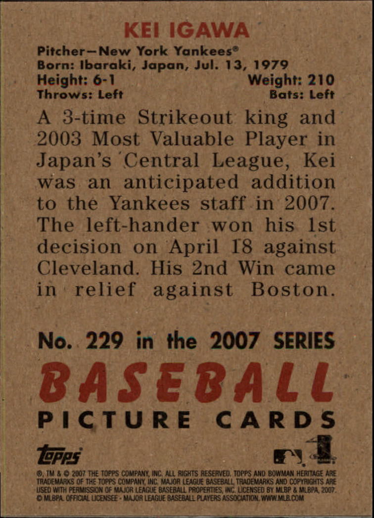 A5534- 2007 Bowman Heritage Baseball Insert Cards -You Pick- 15+ FREE US SHIP - Picture 245 of 294