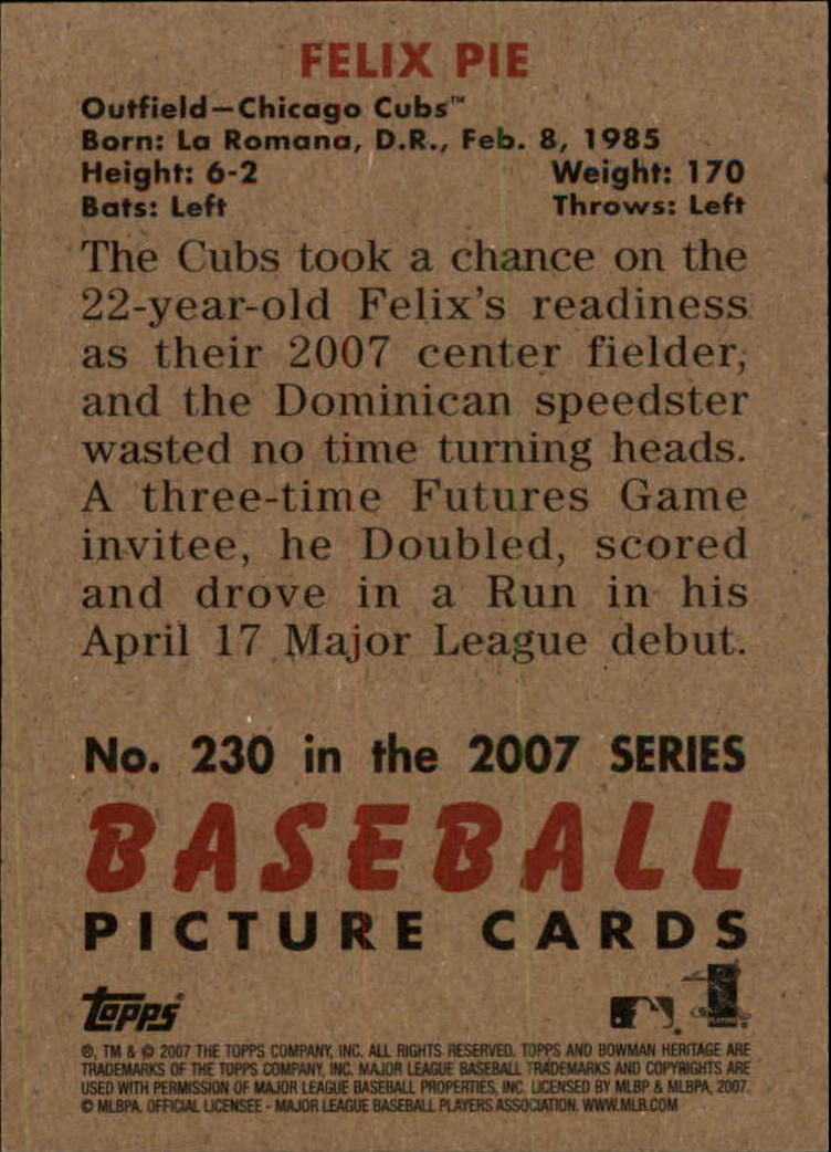 A5534- 2007 Bowman Heritage Baseball Insert Cards -You Pick- 15+ FREE US SHIP - Picture 7 of 294