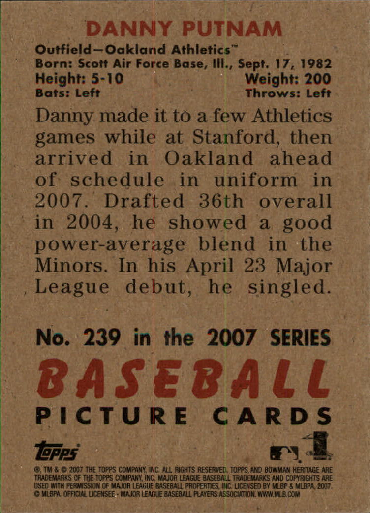 A5534- 2007 Bowman Heritage Baseball Insert Cards -You Pick- 15+ FREE US SHIP - Picture 80 of 294