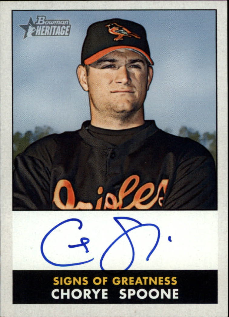 2007 Bowman Heritage Baseball Signs of Greatness AUTO You Pick