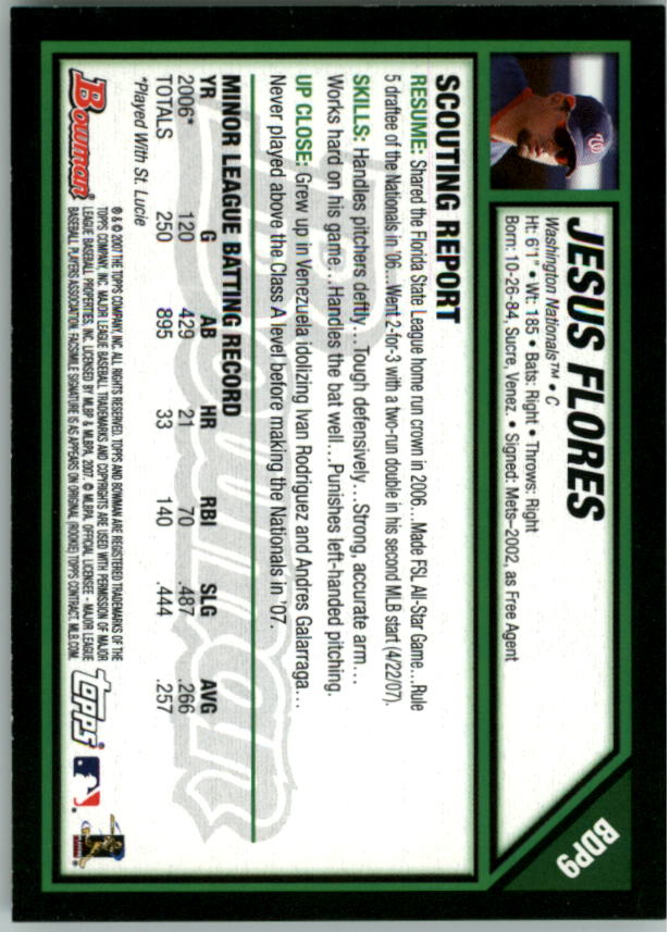 2007 Bowman Draft Baseball Part 1 Main Set (Paper) - Picture 19 of 316